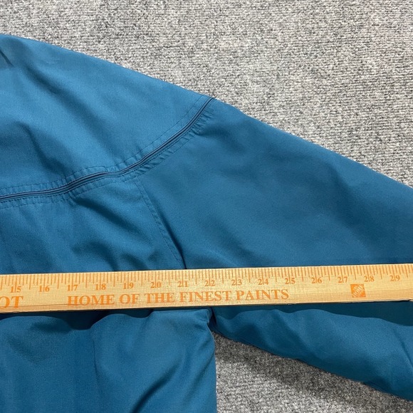 Vintage John Weitz Bomber Plaid Teal Jacket - Picture 6 of 9